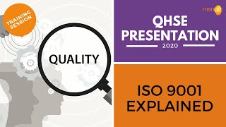 ISO 9001 Explained [upl. by Ydospahr]