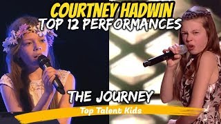 🌟 COURTNEY HADWIN 🌟 The Journey  Top 12 performances [upl. by Uchish]