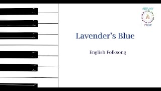 Lavenders Blue  English Folksong  Simple Piano ArtWay Music [upl. by Landahl]