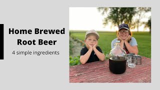 How to make Home Brewed Root beer [upl. by Amadeo]