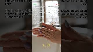 Nail Care Dos and Donts for Beautiful NailsFlaunt your stunning nails with proper care nailit [upl. by Erida]