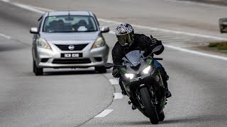 ZX25R Karak Full Gas  4K [upl. by Aisiat]