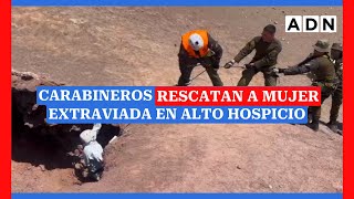 Carabineros RESCATAN a mujer EXTRAVIADA en Alto Hospicio [upl. by Nonnel939]