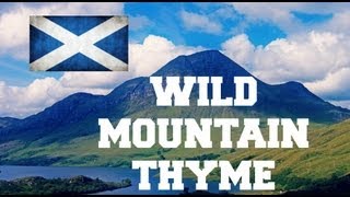 ♫ Wild Mountain Thyme  Sarah Calderwood ♫ LYRICS [upl. by Inattyrb]