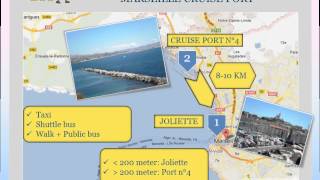 The Marseille cruise port [upl. by Surtimed]