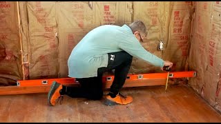 Leveling a Sloping Bedroom Floor [upl. by Nrevel]