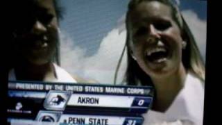 Penn State Cheerleaders on Big Ten Network [upl. by Heidi]