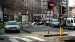 Brandweer Antwerpen  Aanrijden naar IGS De Coninckplein Antwerpen [upl. by Cari515]