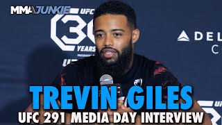 Trevin Giles Offended Gabriel Bonfim Thinks He Has Better Jab  UFC 291 [upl. by Breed]