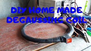 DIY DEGAUSSING COIL  HOME MADE DEGAUSSER [upl. by Rossie]