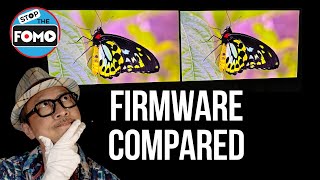 Sony A95L vs A95L Side by Side Firmware Compared to itself [upl. by Rosemare792]