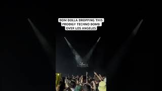 DomDolla dropped an INSANE Prodigy Breathe Remix at LA historic Park 🔥 [upl. by Iznil]