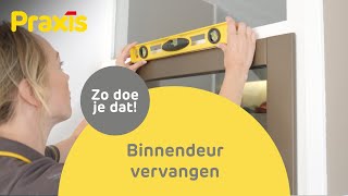 Zo vervang je een binnendeur  Stappenplan Praxis [upl. by Ennovahc]