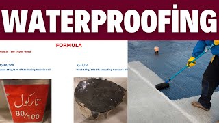 Roof waterproofing  bitumen waterproofing  Bitumen waterproofing of buildings and structures [upl. by Efal382]