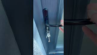 Braeside House locking amp unlocking the front door [upl. by Qahsi]