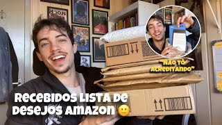 Recebidos de junho  lista de desejos Amazon Felicidade [upl. by Odine]