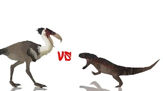 Kelenken vs postosuchosCDBCENOZOIC AND DINO BATTLE [upl. by Maye320]