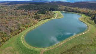 Ellicottville NY Fall Foliage  Aerial Drone Video [upl. by Oecile]