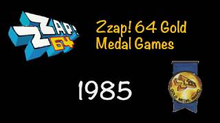 ZZAP64 Gold Medal  95 Sizzler C64 Games 1985 [upl. by Niveek]