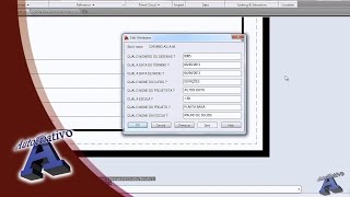 AutoCad 2014 AULA 0514 Blocos com Atributos  Autocriativo [upl. by Natalia853]
