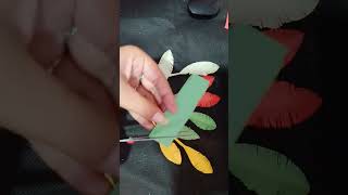 Easy leaves cutting design❤️ bollywood song artcraftpaper [upl. by Joannes]