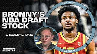 Woj amp Bobby Marks give the latest on Bronny James NBA Draft stock  NBA Today [upl. by Fogel]