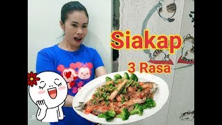 Cara Masak Ikan Siakap 3 Rasa  Resepi Ikan Siakap Tiga Rasa  Paling digemari ramai [upl. by Kcirdderf]