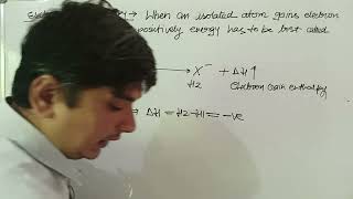 ELECTRON GAIN ENTHALPY  PERIODIC TABLE CLASSIFICATION OF ELEMENTS [upl. by Mcallister169]