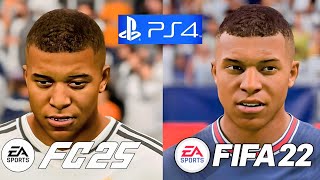 FC 25 PS4 Vs FIFA 22 PS4 [upl. by Yrailih751]