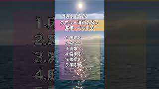 カロリー消費の多い家事ベスト8 [upl. by Mw]