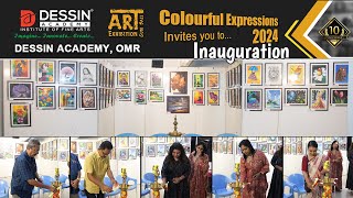 Inauguration  OMR amp Navalur Branch  Dessin Academy Exhibition 2024  Colorful Expressions [upl. by Aja]