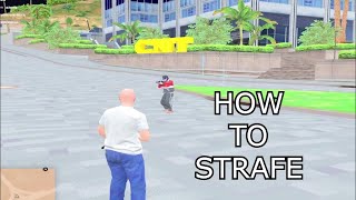 How to strafe on fivem GLifeV3all serverSTRAFE TP [upl. by Aicilyhp]