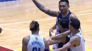 RJ Ramirez and Bryan Faundo Scuffle Late in the Game [upl. by Trabue]