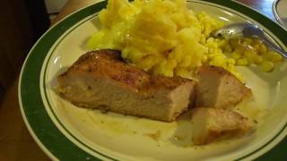 Kirkwood roasted turkey breast amp Shurfine 4 cheese mashed potatoes My Easter dinner [upl. by Amahcen]