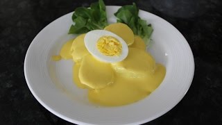 Easy Papa a la Huancaina Peruvian Yellow Pepper Cheese Sauce [upl. by Otsedom]