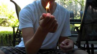 How To Light A Match On Glass HD [upl. by Eisac]