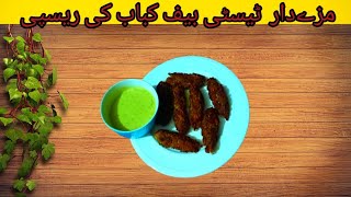 Seekh Kabab Recipe By MehakAbbasi  شیخ کباب بنانے کا طریقہ  Kabab Recipe  Easy and Tasty Recipe [upl. by Sterrett876]