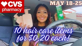 CVS Coupon Haul Amazingly Easy Hair Care Deal Ibotta Rebates [upl. by Amhser]