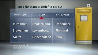 TV Doku Briefporto der Deutschen Post im Vergleich [upl. by Seidel]