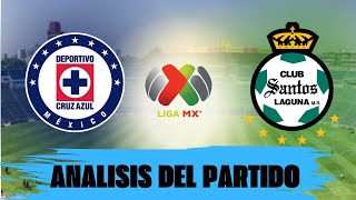 🔴¡LA MAQUINA CELESTE GANA CRUZ AZUL 20 SANTOS LAGUNA ⚽ LIGA MX 🔥 [upl. by Milzie]