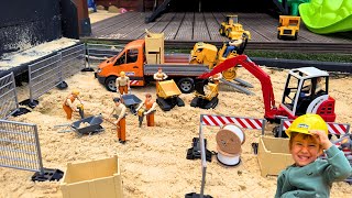 Ollis Epic Bruder Digger Adventures A FunFilled Excavator Journey [upl. by Hoppe]