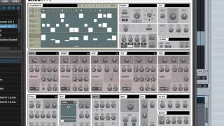 Using Reaktor to make your own Techy Drum Loops Minimal Tech House [upl. by Esirrehc]