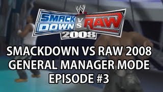 Smackdown vs Raw 08 GM Mode  3 The Beast debuts [upl. by Lammaj]