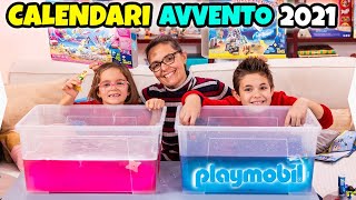 CALENDARI AVVENTO PLAYMOBIL 2021 Sorprese per Bagnetto e Acqua Colorata [upl. by Niveb]