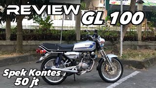 Review GL 100‼️ Motor Kontes Dibuat Harian Touring‼️Auto Jadi Pusat Perhatian Bapak Mertua Ngab‼️ [upl. by Einnim]