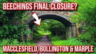 Beechings Final Railway Closure Walking the Disused Macclesfield to Marple Railway [upl. by Yhprum]