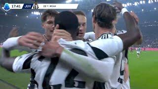 Timothy Weah Goal Juventus vs Torino 10 Goal e Highlights estesi [upl. by Slerahc]