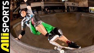 How To Layback Grind Christian Hosoi Alli Sports Skateboard Step By Step Trick Tips [upl. by Anasor]