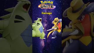 Pokemon Unite Tyranitar vs Garchomp ll tyranitar vs garchomppokemonuniteshorts [upl. by Ardrey]