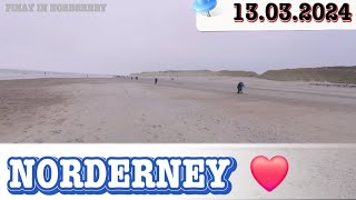 Norderney Germany auch ohne Sonne ist es schön am Strand beach time 2024 [upl. by Iden]